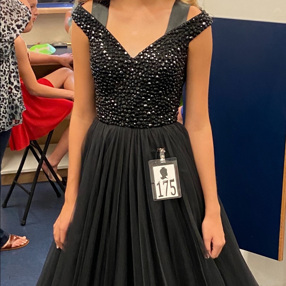 Black Sherri Hill Ballgown Size 0